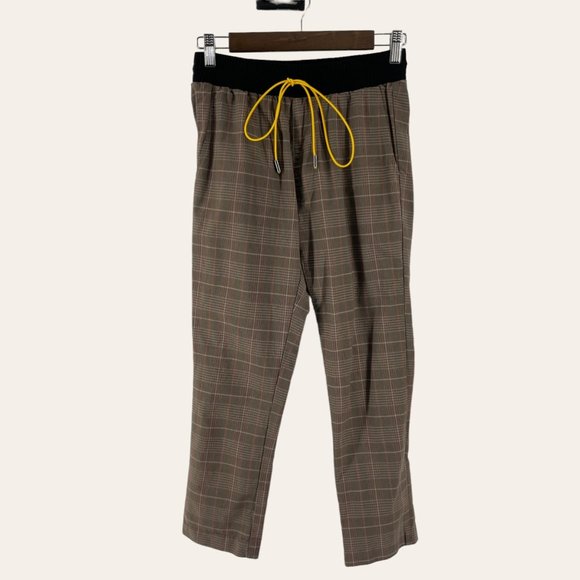 Christos New York Brown‎ Plaid Pants